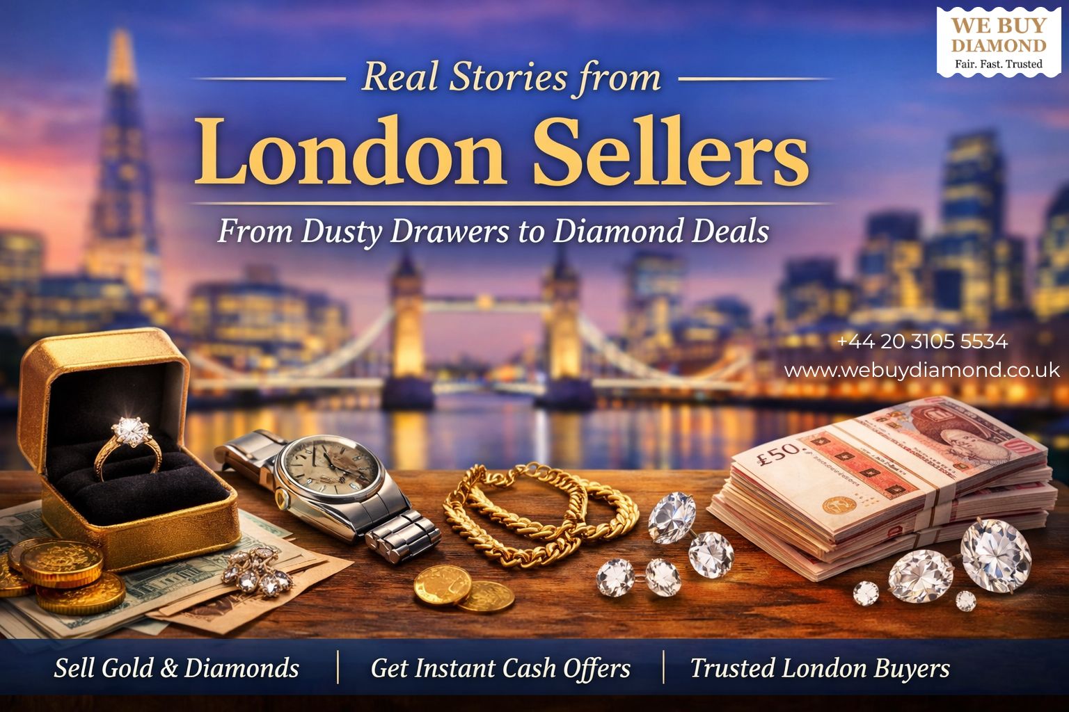 Real Stories from London Sellers: From Dusty Drawers to Diamond Deals