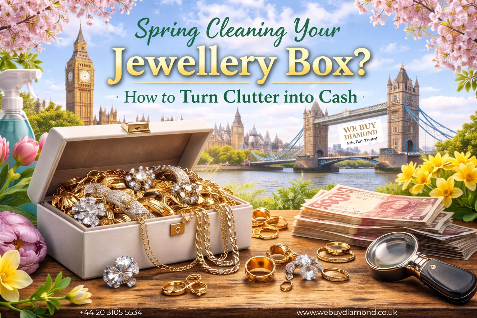 Spring Cleaning Your Jewellery Box? How to Turn Clutter into Cash in London