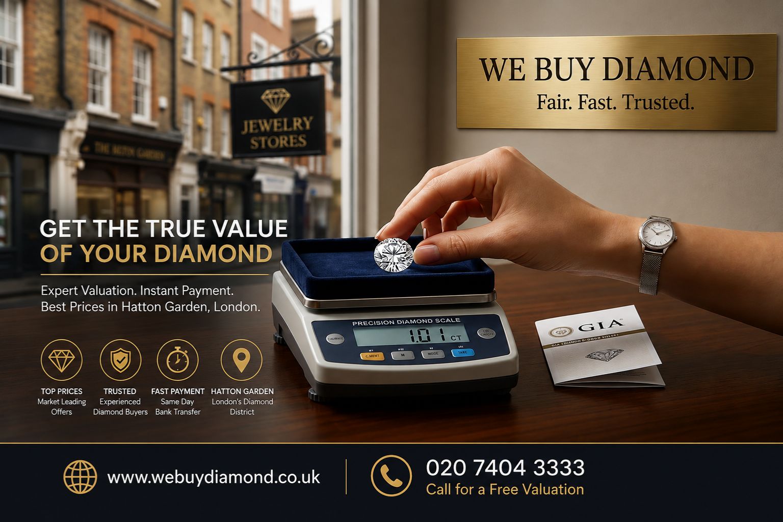 How Much Is a 1 Carat Diamond Worth in the UK? (2026 Guide)