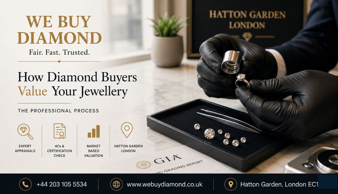 How Diamond Buyers Value Your Jewellery: The Professional Process