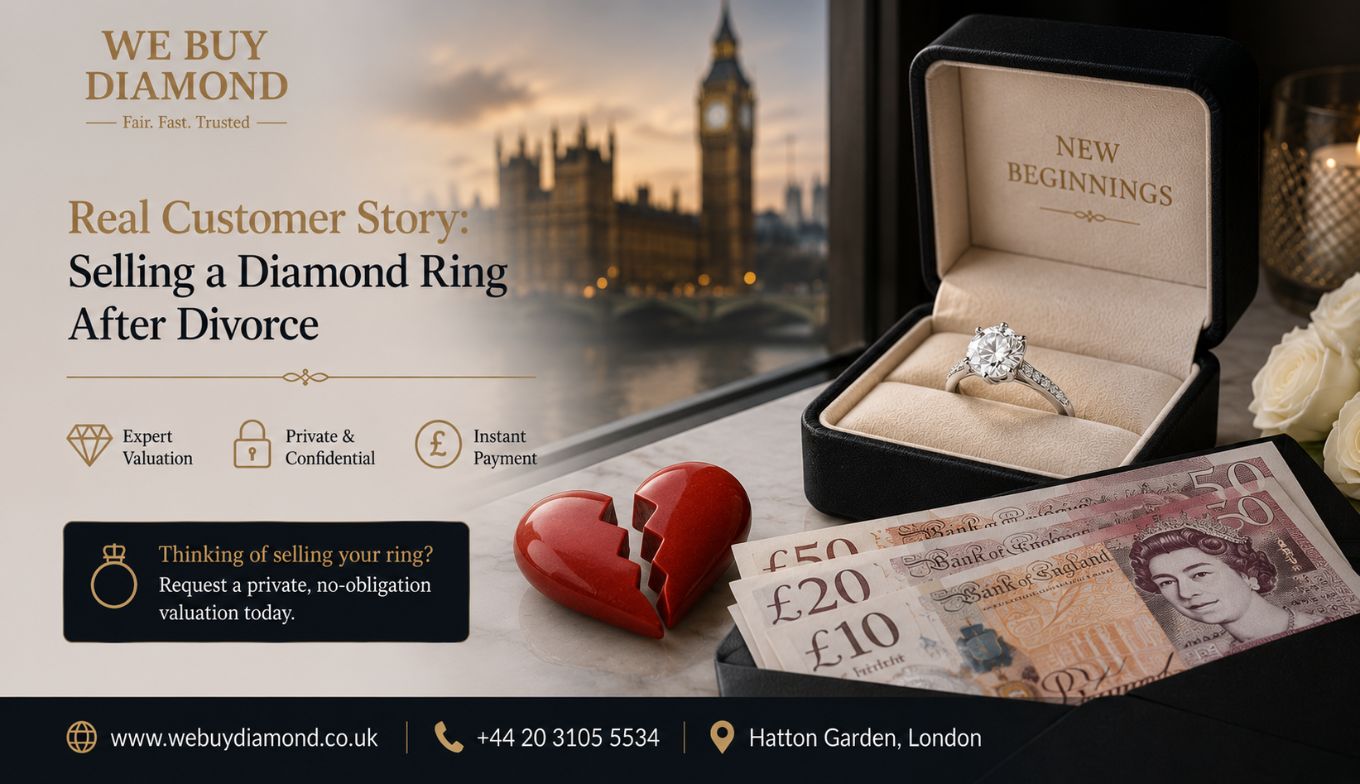Real Customer Story: Selling a Diamond Ring After Divorce
