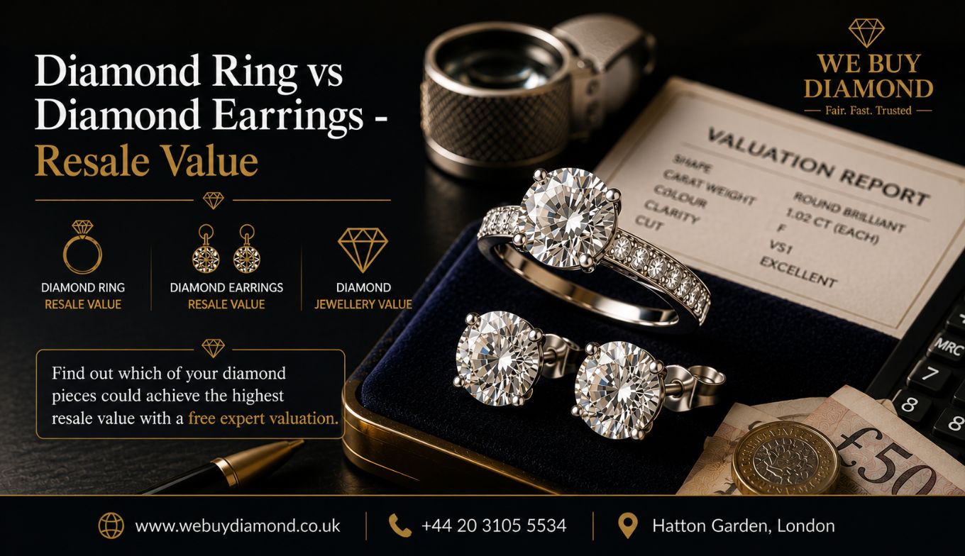 Diamond Ring vs Diamond Earrings - Which Has Better Resale Value?